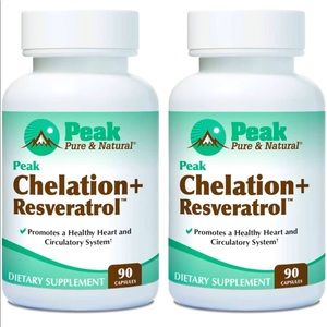 Peak Pure & Natural Peak Chelation+ Resveratrol - Calcium DisodiumResveratrol-1